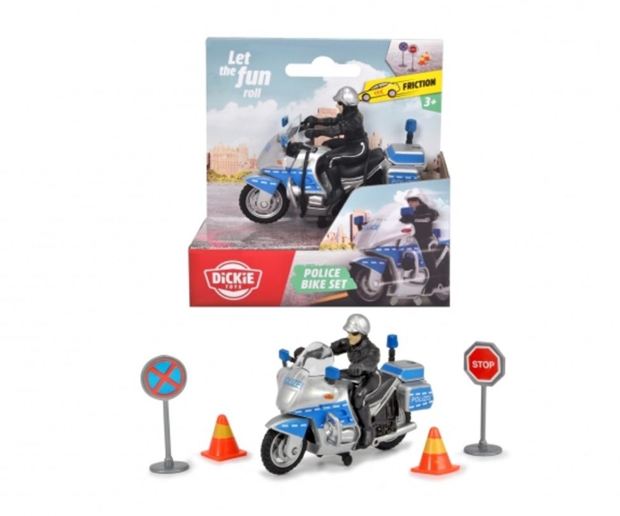 Toy Vehicles Dickie Toys | Police Bike Set