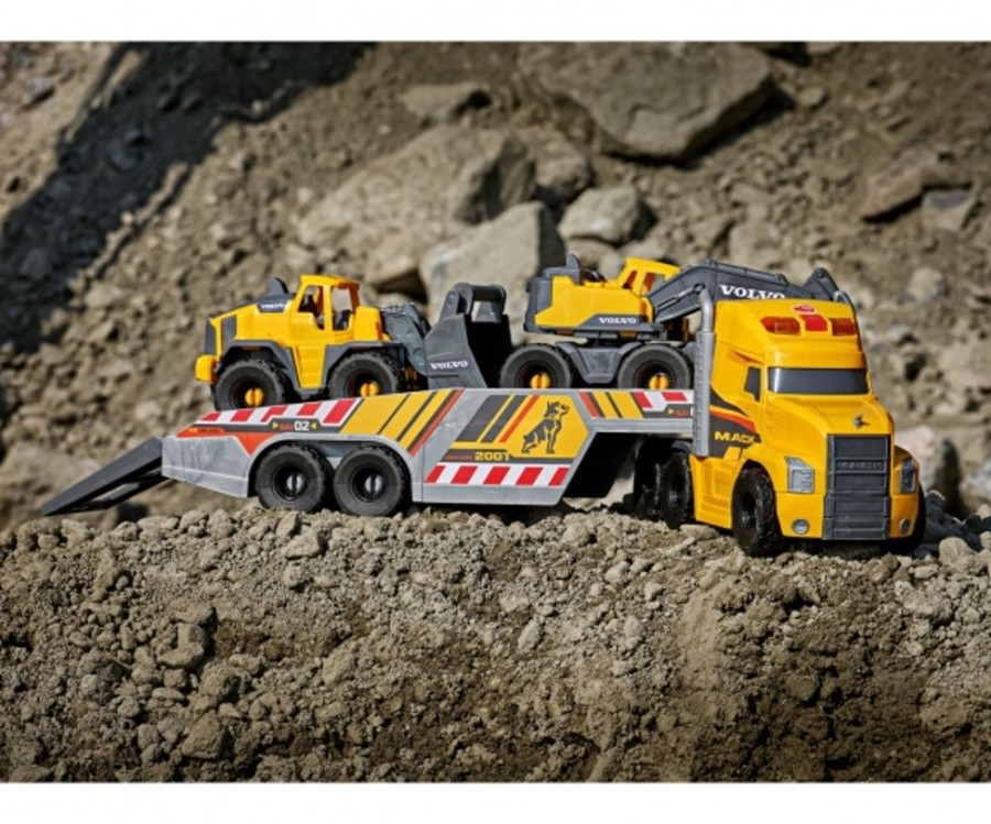 Toy Vehicles Dickie Toys | Mack/Volvo Heavy Loader Truck