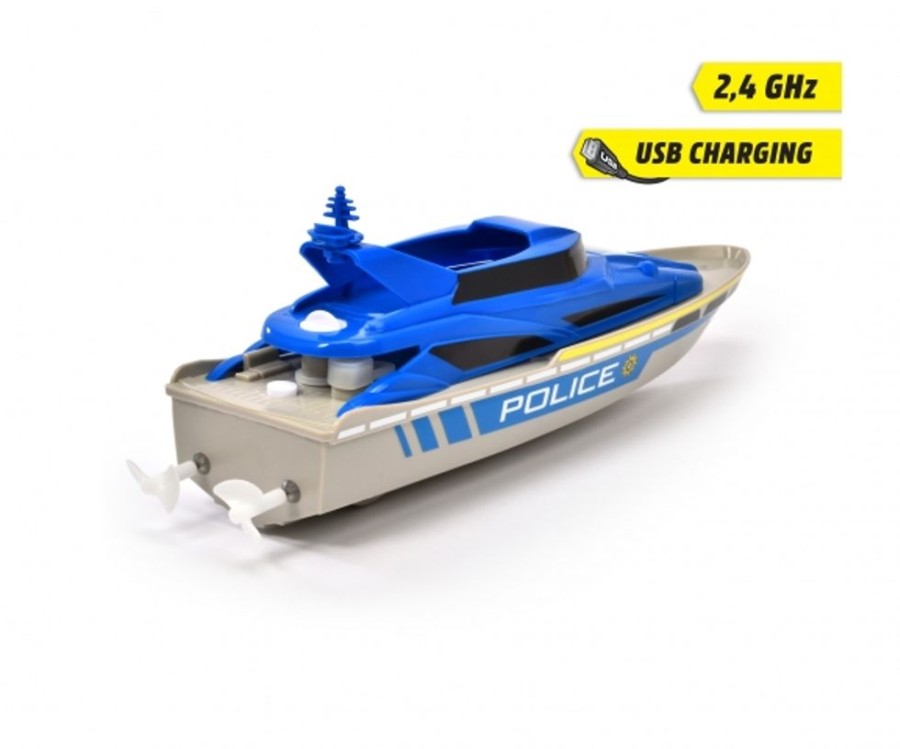 Remote-Controlled Vehicles Dickie Toys | Rc Police Boat, Rtr