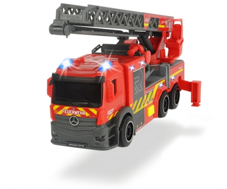 Toy Vehicles Dickie Toys | Fire Engine With Turnable Ladder