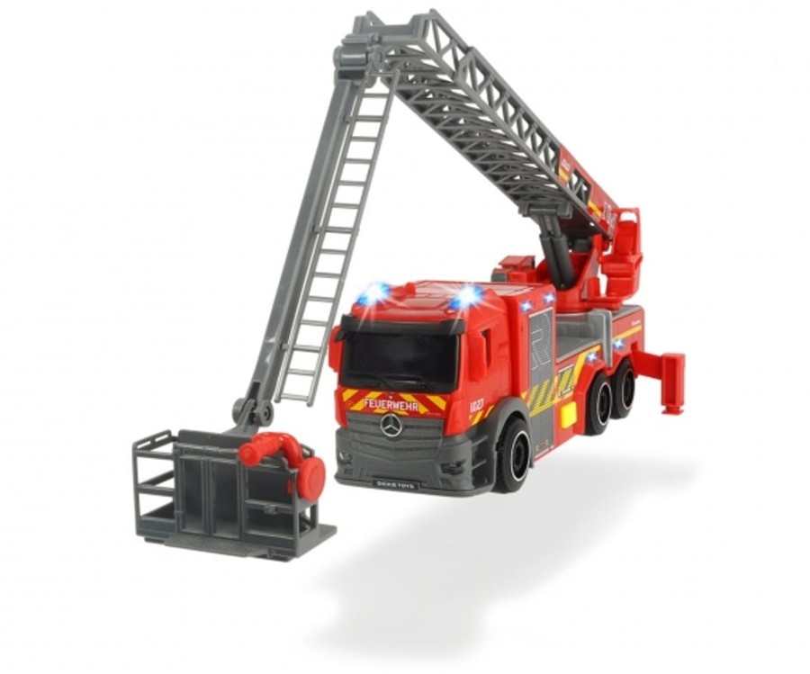 Toy Vehicles Dickie Toys | Fire Engine With Turnable Ladder