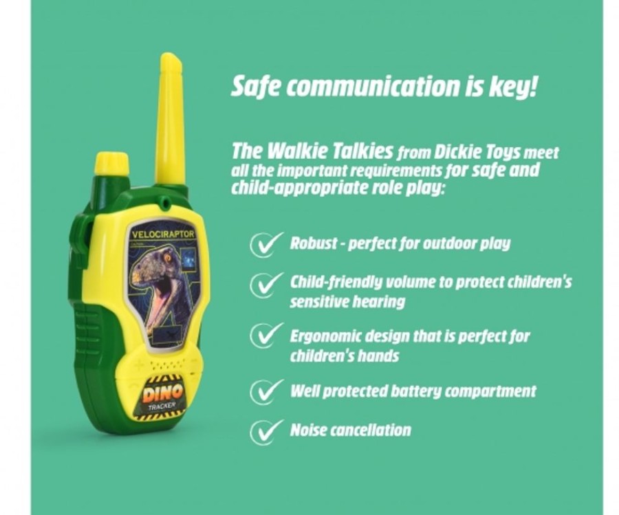 Walkie Talkies Dickie Toys | Walkie Talkie Dino Patrol