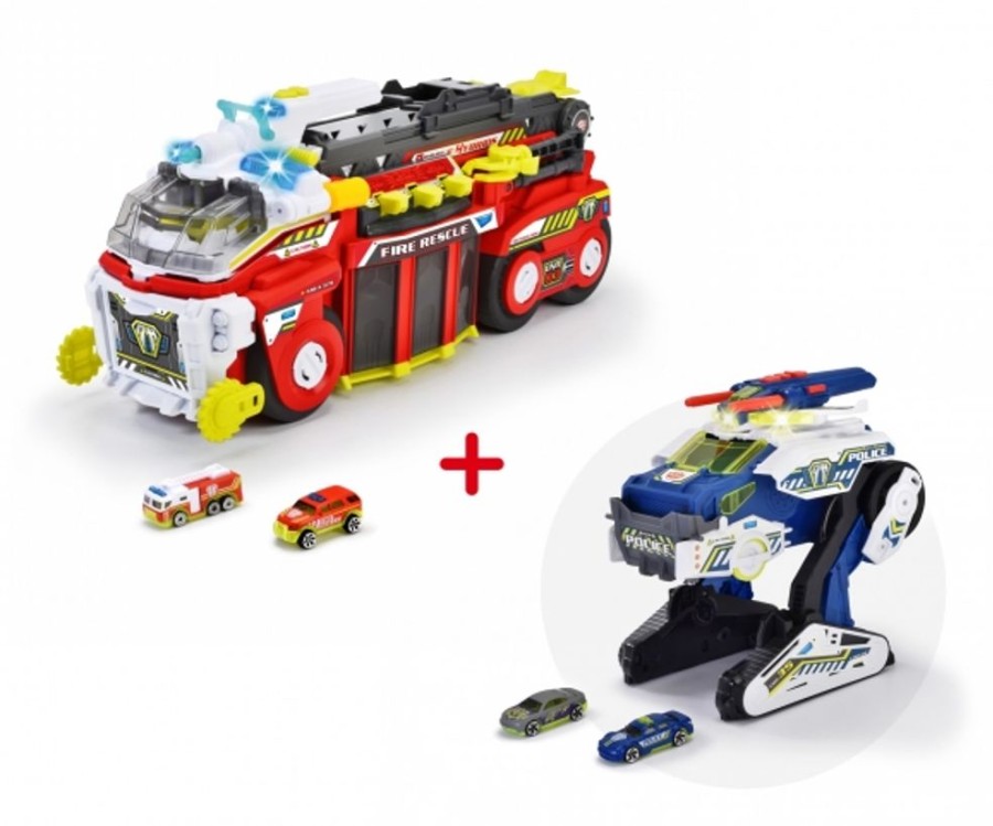 Toy Vehicles Dickie Toys | Dickie Rescue Hybrids Bundle